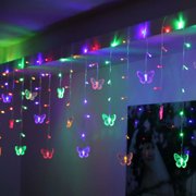 Colorful Lamps Erfly Led String Curtain Lights Colorful Wedding Children Room Decor Lamp