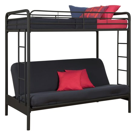 Dhp Twin Over Futon Metal Bunk Bed Multiple Colors Walmartcom