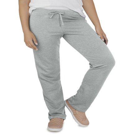 - Fruit of the Loom Women’s Essentials French Terry Open Bottom Pant