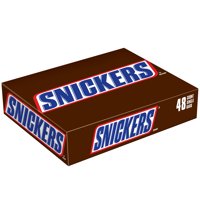 Snickers, Milk Chocolate Candy Bars, 2.07 Oz, 48 Ct