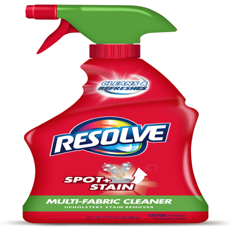 (2 Pack) Resolve Upholstery Cleaner & Stain Remover, 22oz Bottle, Multi-Fabric (Best Thing To Remove Stains From Carpet)