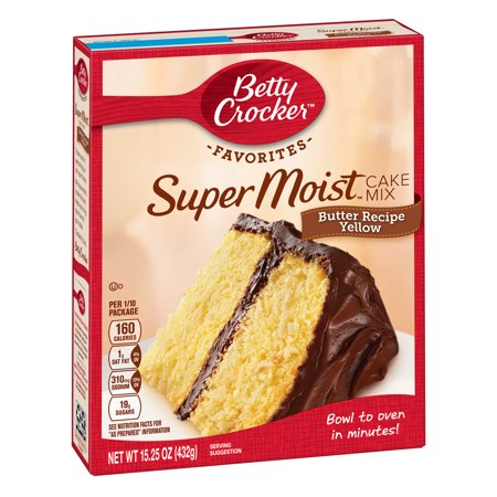 Betty Crocker Super Moist Butter Recipe Yellow Cake Mix, 15.25 (The Best Pineapple Upside Down Cake Recipe Ever)