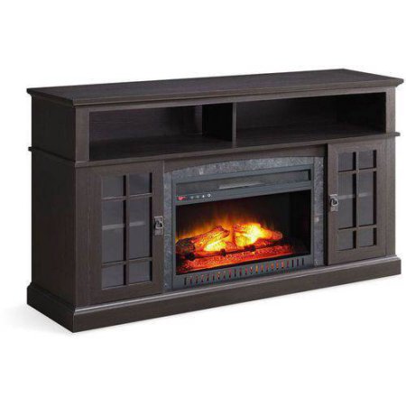 Better Homes and Gardens Mission Media Fireplace for TVs up to 65'', Black