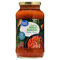 (6 Pack) Great Value Chunky Italian Garden Pasta Sauce, 24 oz