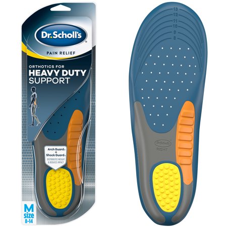 Dr. Scholl’s Pain Relief Orthotics for Heavy Duty Support for Men, 1 Pair, Size