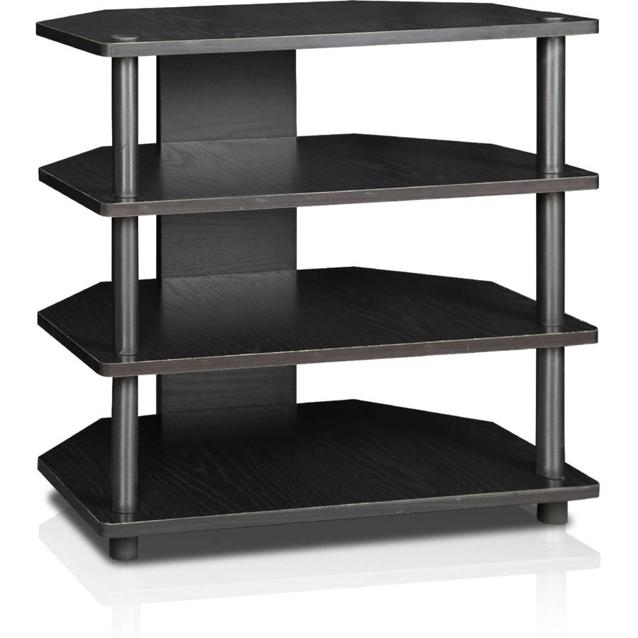 Furinno Turn-N-Tube Easy Assembly 3-Tier Petite TV Stand, Multiple Finishes