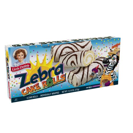 Little Debbie Zebra Cake Rolls, 6 Count, 13.10 Oz - Walmart.com