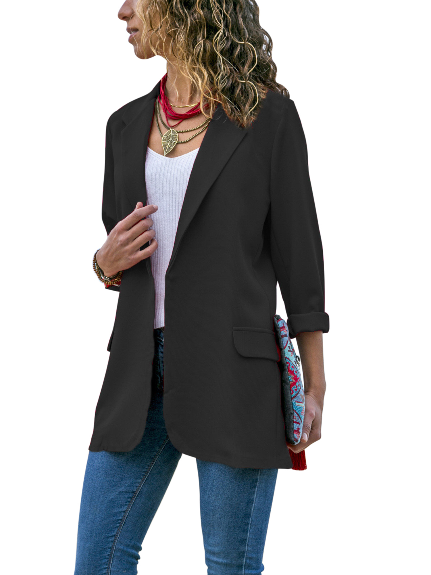 casual navy jacket womens