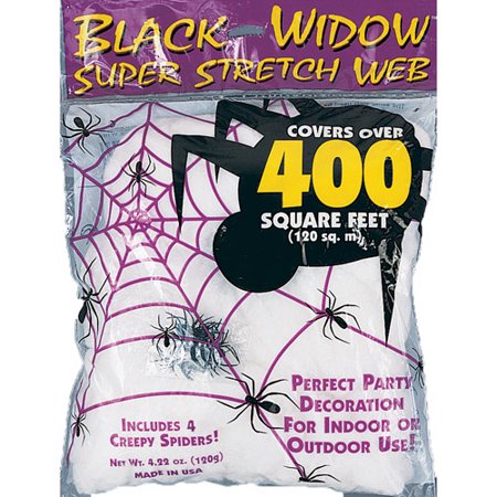 White Spider Web Halloween Decoration