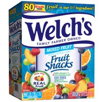 Welch's Fruit Snacks, Mixed, 0.9 Ounce, 80 Count
