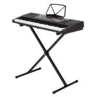 Homegear Musical Instruments 61 Key Electronic Piano Keyboard with Stand / USB Accompaniment