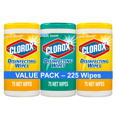 Clorox Disinfecting Wipes (225 ct Value Pack), Bleach Free ...
