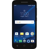 AT&T PREPAID Alcatel idealXCITE 8GB Prepaid Smartphone, Black