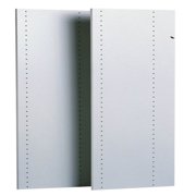 Closet Rods Supports Easy Track Closet 2 Count 48 In White Vertical Panels Rv1447