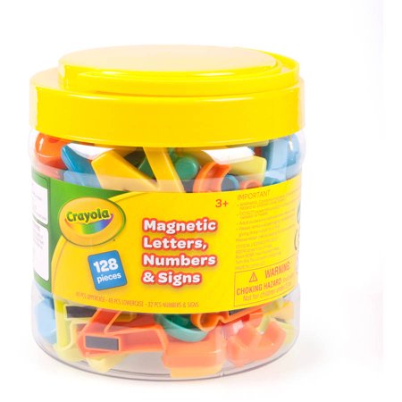 Litter Magnet - Crayola 128-Piece Letter Magnet Set: Great for Easels