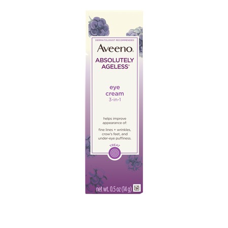 Aveeno Absolutely Ageless 3-in-1 Under Eye Anti-Wrinkle Cream, 0.5