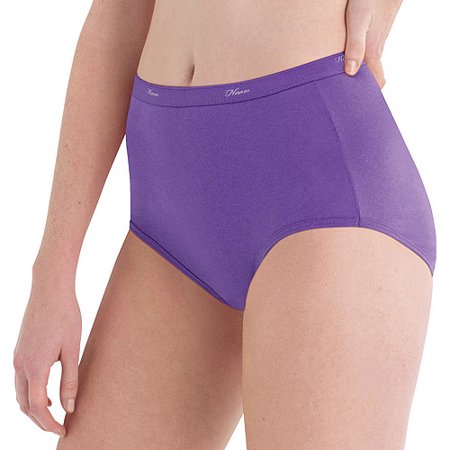- Hanes Women's Cotton Brief Panties - 10 Pack