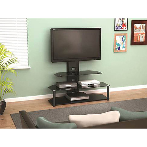 Z-Line Designs Lucia Television Stand With Mount, for TVs up to 55'', Black