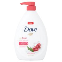 Dove go fresh Body Wash Pump Pomegranate and Lemon Verbena 34 oz