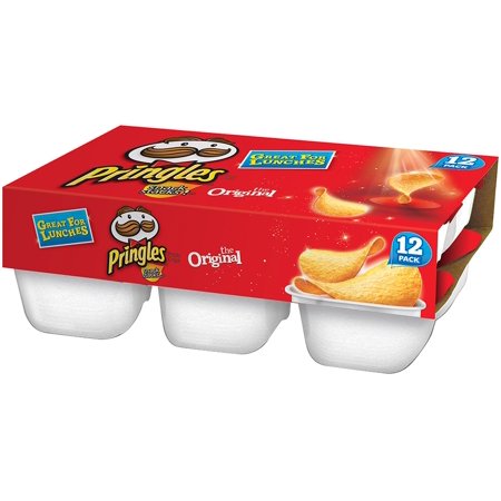 Pringles Snack Stacks! Original Potato Crisps Chips 12-0.67 oz. Tubs ...