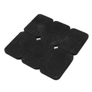 Rubber Furniture Stoppers Unique Bargains 6 Pcs Rubber Rectangle 30mm X 45mm Adhesive Chair Foot Cover Table Furniture Leg