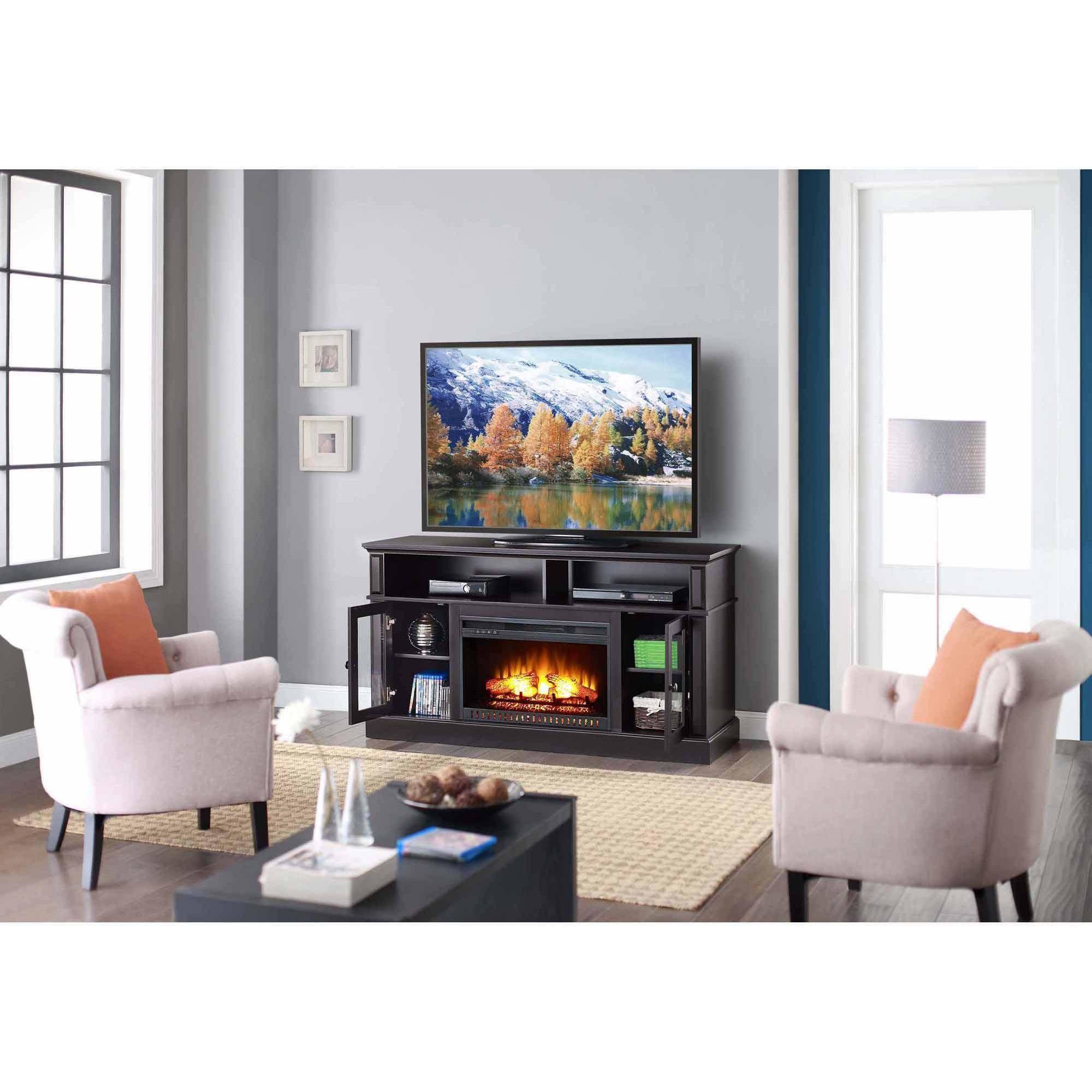 Whalen Barston Media Fireplace for TV's up to 70, Multiple Finishes