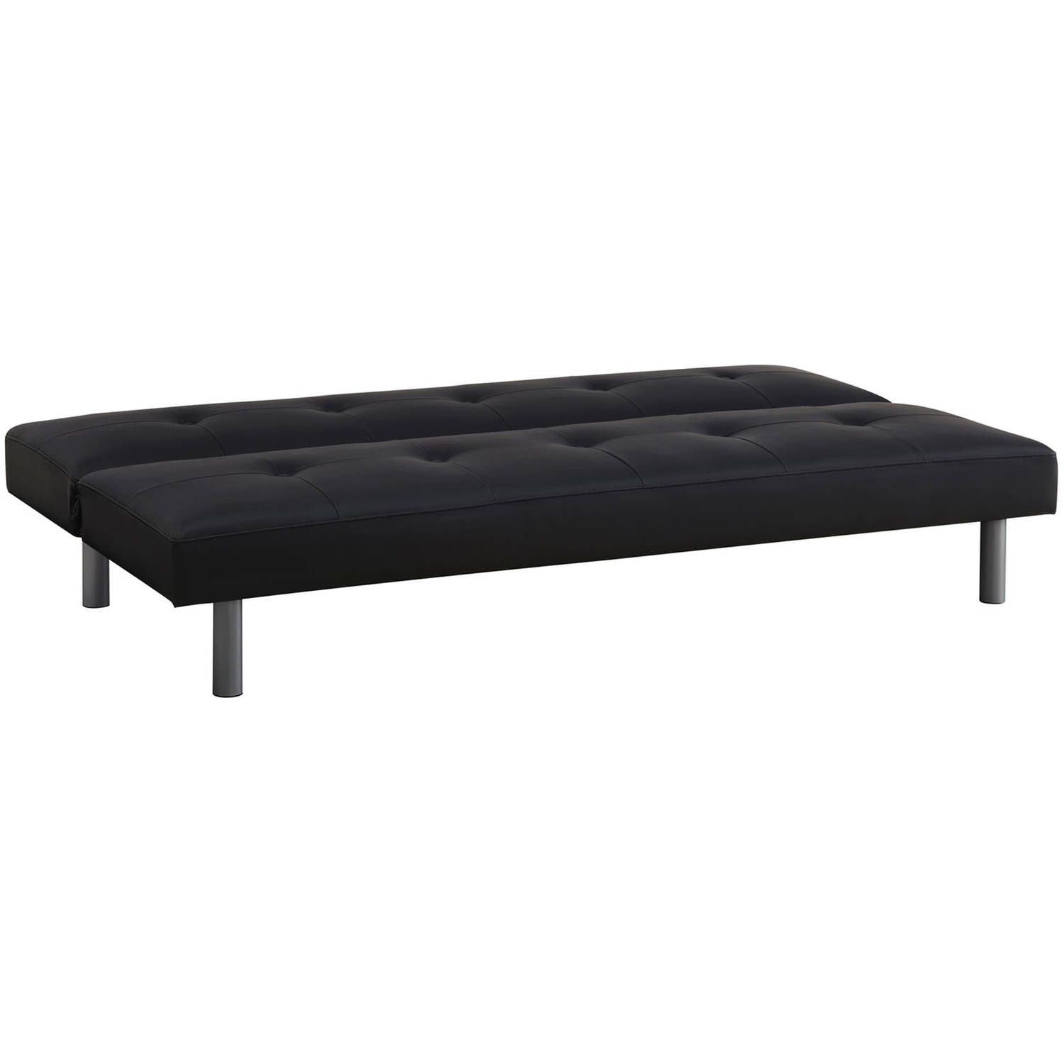 DHP Nola Tufted Futon, Black