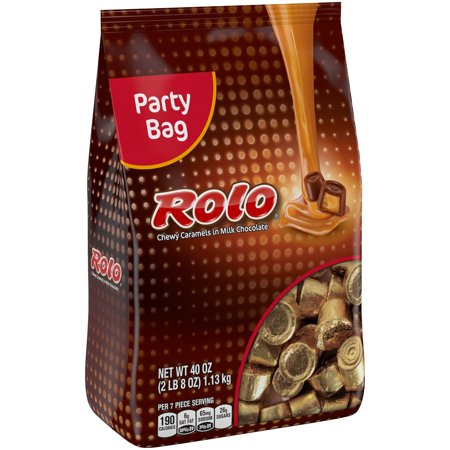 - Rolo Chewy Caramels in Milk Chocolate Candy, 40 Oz.