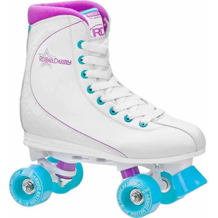 - Roller Star 600 Women's Quad Skate, Purple/White/Baby Blue