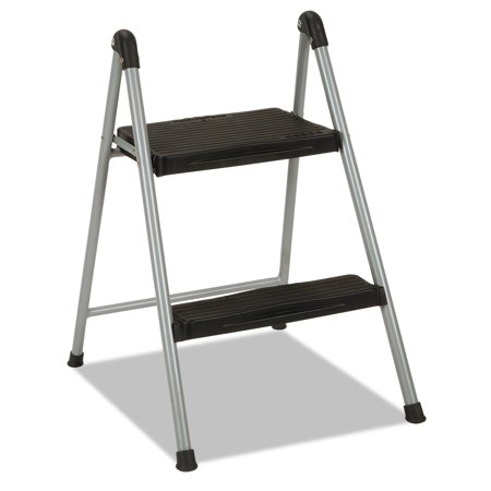 Cosco 2-Step Steel Folding Step Stool with Resin Steps, 200lb