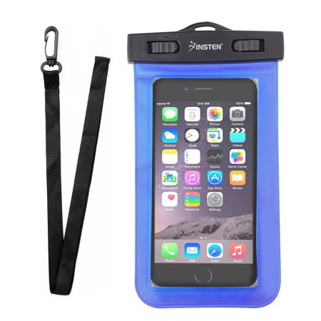 Laube Blade Case - Waterproof Phone Pouch by Insten Cell phone Waterproof Case Underwater up to 3 meters Carrying Dry Bag with Lanyard for ZTE Majesty Pro Blade ZMax Max XL Spark Maven 3 Universal Max 6.0