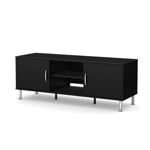 South Shore Renta 2 Door 58'' Wood TV Stand in Black