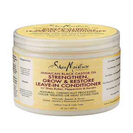 Shea Moisture Jamaican Black Castor Oil Strengthen & Restore Leave-In ...