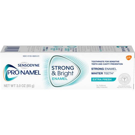 Sensodyne Pronamel Strong & Bright Extra Fresh Fluoride Toothpaste to Strengthen and Protect Enamel, 3 (Best Toothpaste For Fresh Breath)