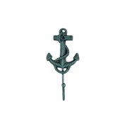 Seaworn Blue Cast Iron Anchor Hook 7 Decorative Wall Hook Anchor Decor Seaworn Blue Cast Iron Anchor Hook 7 Decorative Wall Hook Anchor Decor