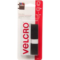 VELCRO® Brand Sticky Back 24in x 3/4in Roll, Black