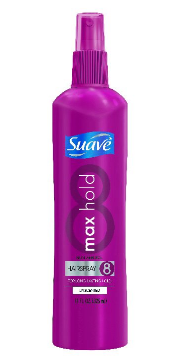 (3 pack) Suave Max Hold Unscented Non Aerosol Hairspray, 11 oz