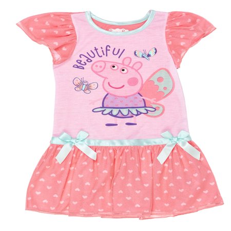 Peppa Pig Fairy princess ruffle shimmer nightgown (toddler girls)