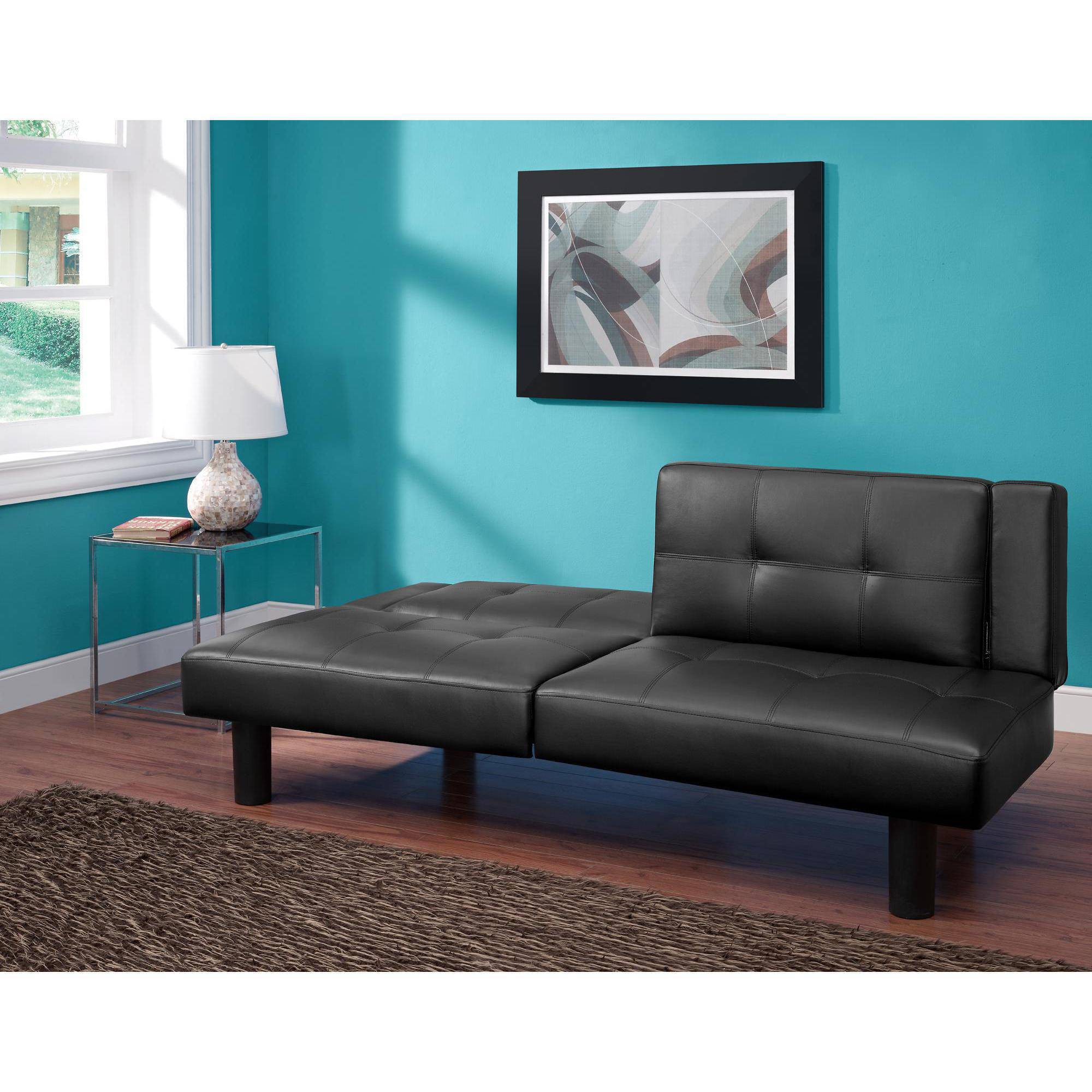 Mainstays Connectrix Faux Leather Futon, Multiple Colors