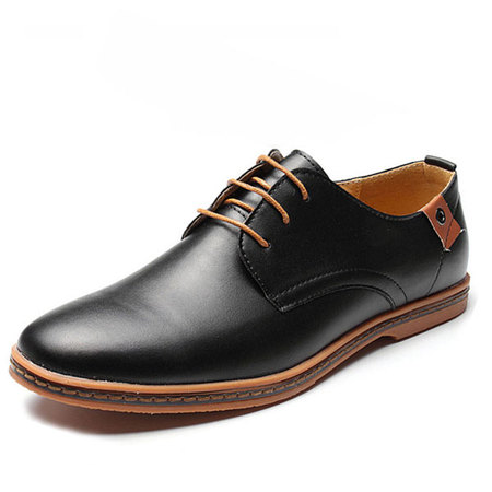 Mens Dress Shoes Leather Oxford Shoes (Best Brown Dress Shoes)