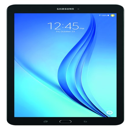SAMSUNG Galaxy Tab E 9.6" 16GB Android 6.0 WiFi Tablet Black - Micro SD Card Slot - SM