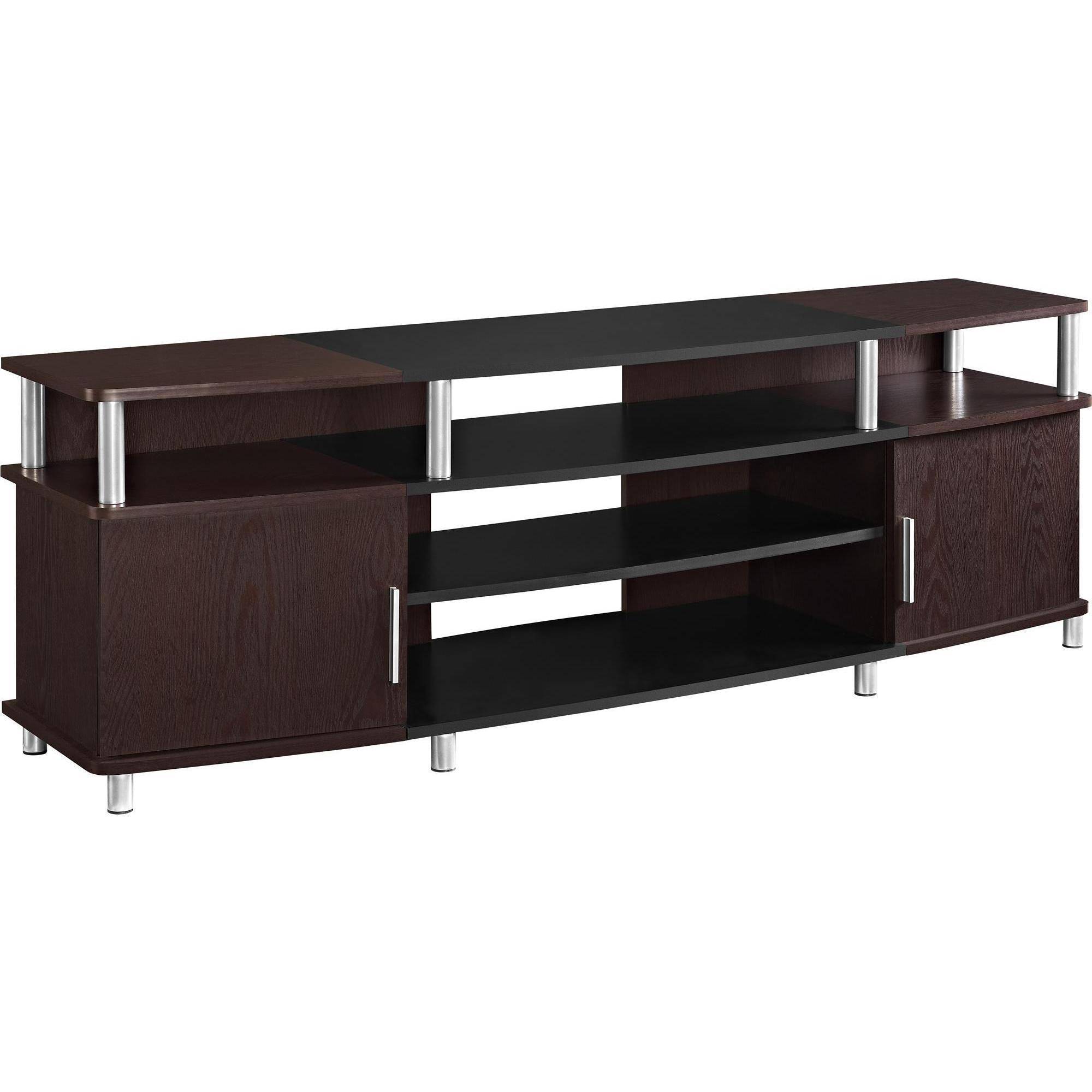 Carson XL Black and Cherry TV Stand for TVs up to 70''