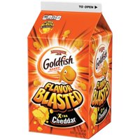 (2 Pack) Pepperidge Farm Goldfish Flavor Blasted Xtra Cheddar Crackers, 30 oz. Carton