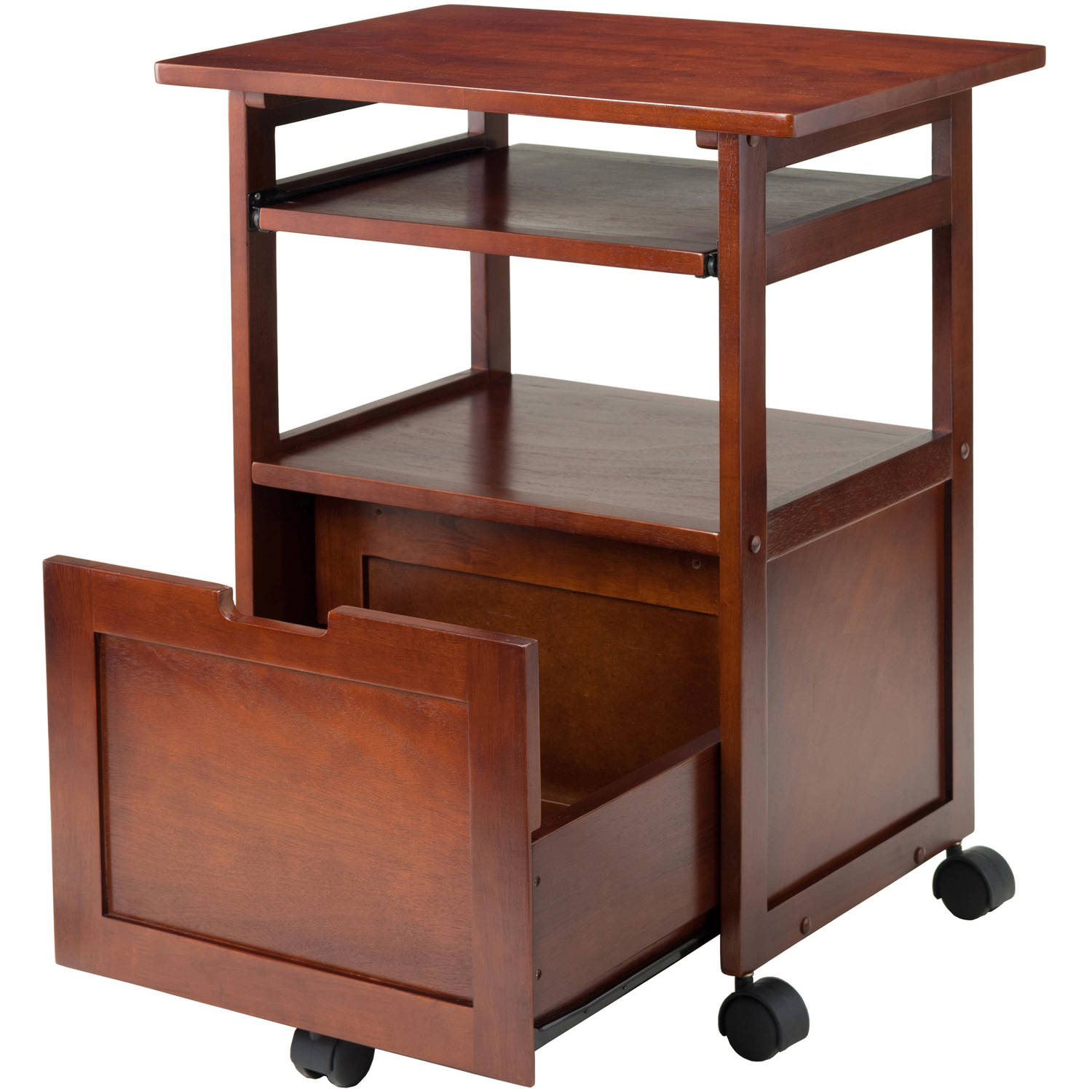 Winsome Piper Work Station, Walnut