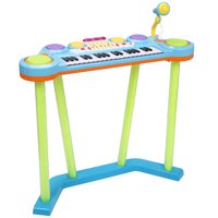 Costway 37 Key Electronic Keyboard Musical Piano Organ Drum Kids w/ Microphone MP3 Input