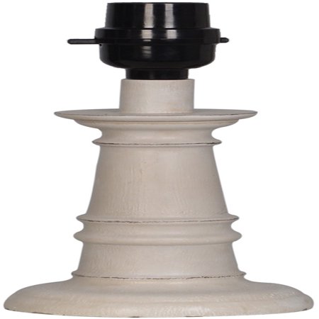 Mainstays Accent Lamp Base, White-Washed Wood Finish ...