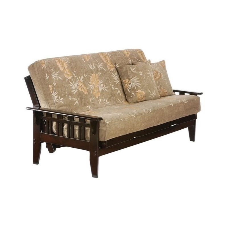 Night and Day Kingston Wood Full Futon Frame in Chocolate