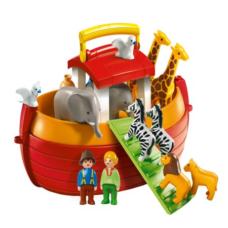 PLAYMOBIL My Take Along 1.2.3 Noah´s Ark - Walmart.com