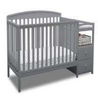 Delta Children Royal Convertible Crib N Changer, Gray