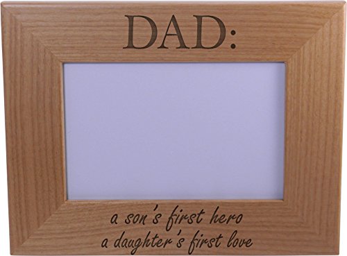 Dad Photo Frame Easel Stand Style or Wall Hanging holds 6 x 4 inch Picture